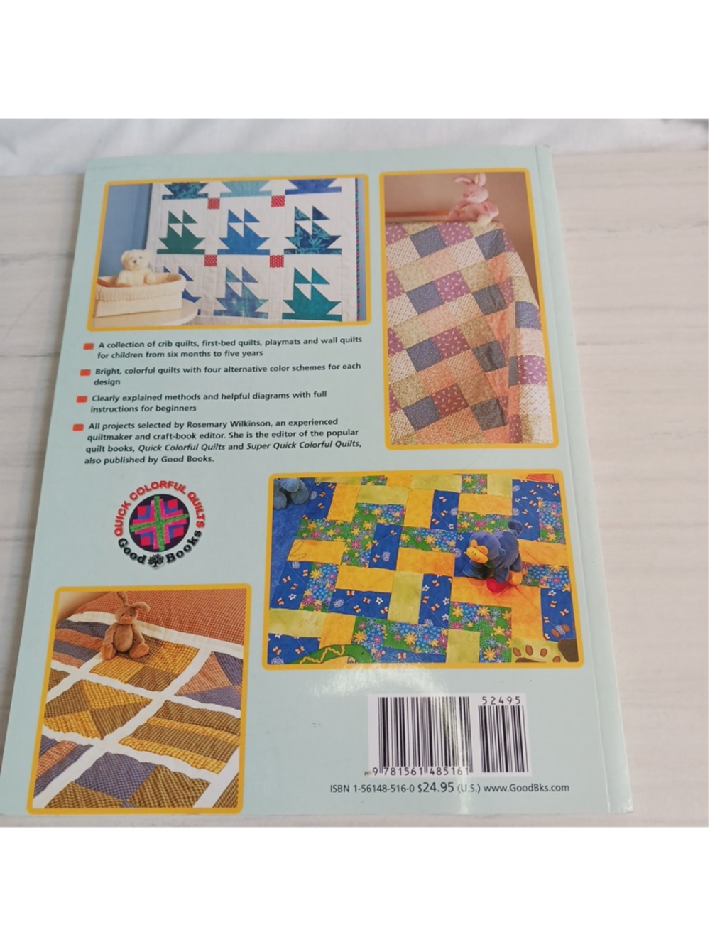 Rosemary Wilkinson Quick Colorful Quilts Babies Toddlers TPB - Picture 2 of 4